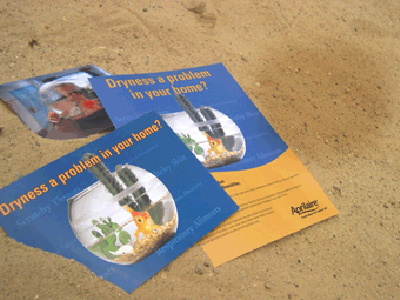 Aprilaire tagline advertising design